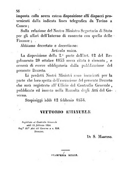 Raccolta degli atti del Governo di Sua Maestà il re di Sardegna